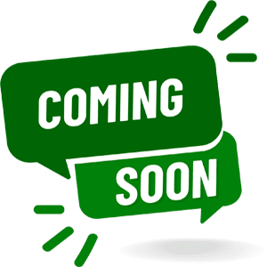 Green speech bubbles with "Coming Soon" text